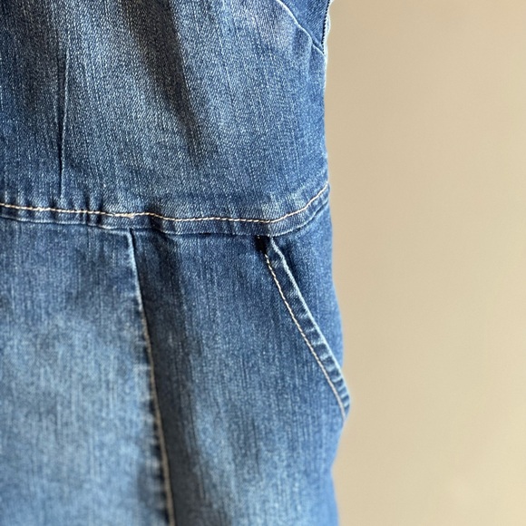 Guess Jeans Blue Denim Midi Dress - Size Women’s 8 - Picture 6 of 11